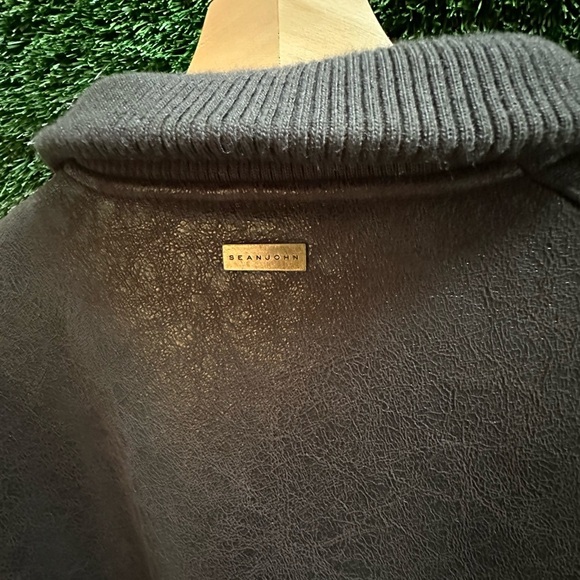 Vintage Sean John Fur Line Brown Leather Jacket Size XXL - Picture 7 of 7